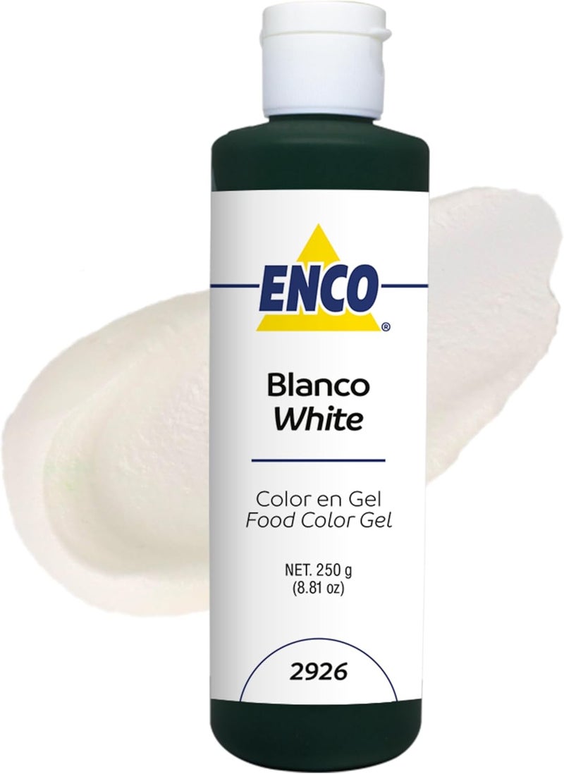 ENCO White Food Color Gel 250g - Image 1